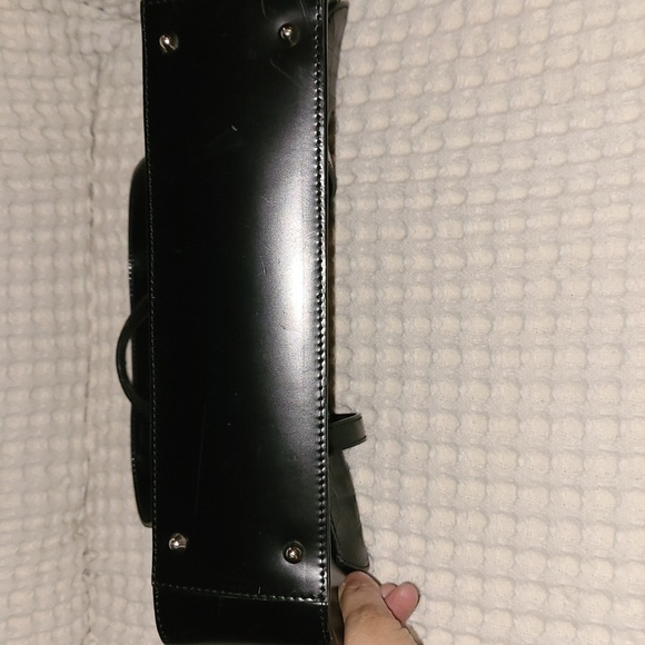 Claudia* Leather Handbag* Black* - Picture 4 of 7